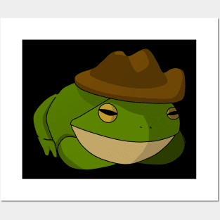 Cowboy Frog Posters and Art